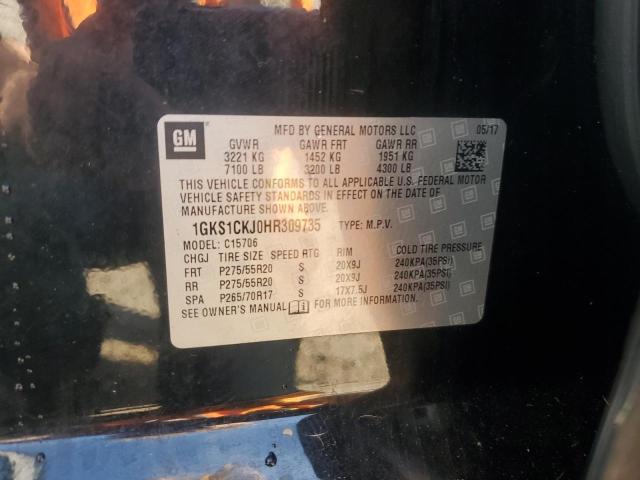 1GKS1CKJ0HR309735 GMC YUKON DENALI