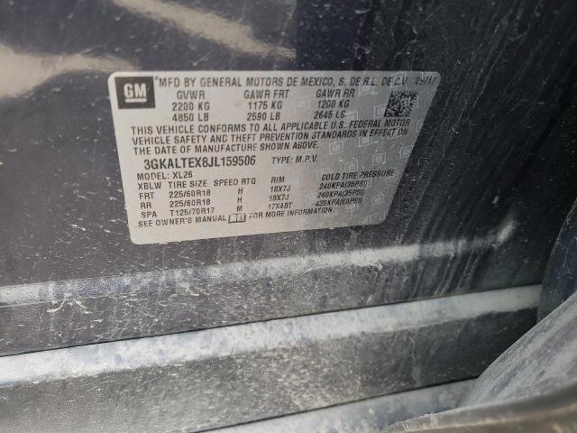 3GKALTEX8JL159506 GMC Terrain Sle