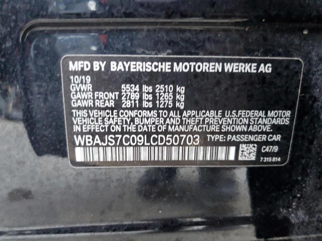 WBAJS7C09LCD50703 BMW M550xi