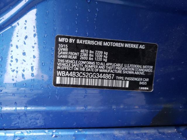 WBA4B3C52GG344867 BMW 435 Xi Gran Coupe
