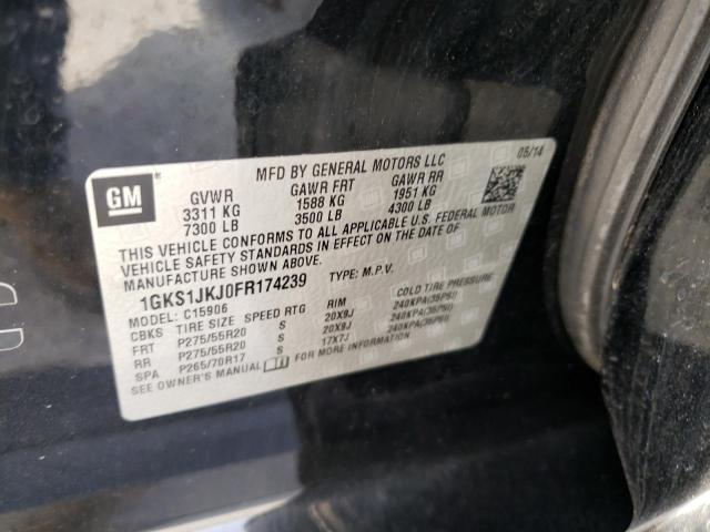 1GKS1JKJ0FR174239 GMC YUKON XL DENALI