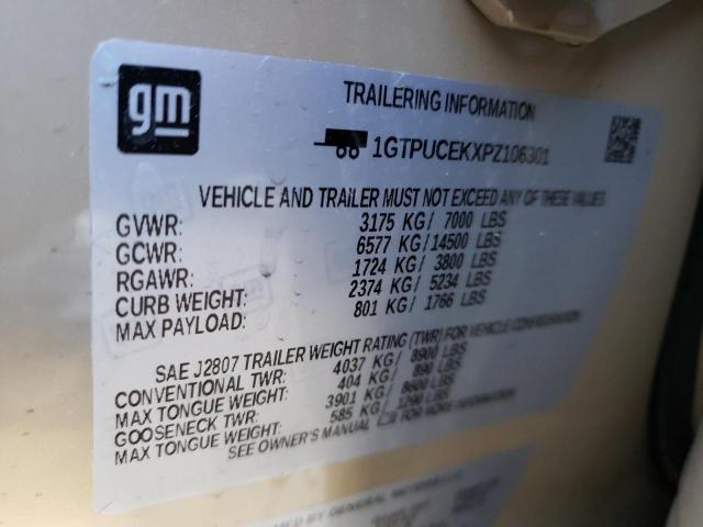 1GTPUCEKXPZ106301 GMC Sierra K1500 Elevation