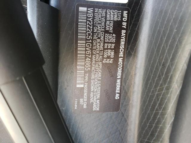 WBY2Z2C51GV674865 BMW I8