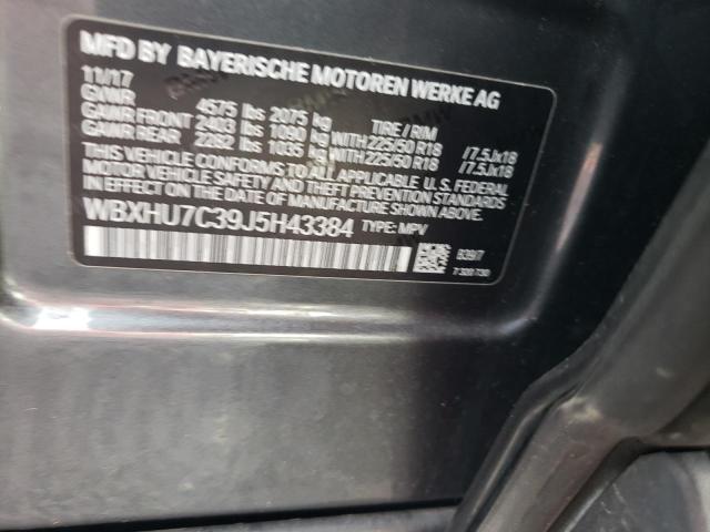 WBXHU7C39J5H43384 BMW X1 Sdrive28i