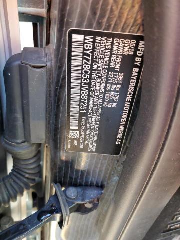 WBY7Z8C53JVB87251 BMW I3 S Rex