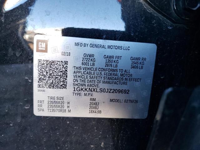 1GKKNXLS0JZ209692 GMC Acadia Denali