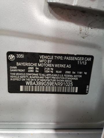 WBA3B9G59ENR91025 BMW 335 XI