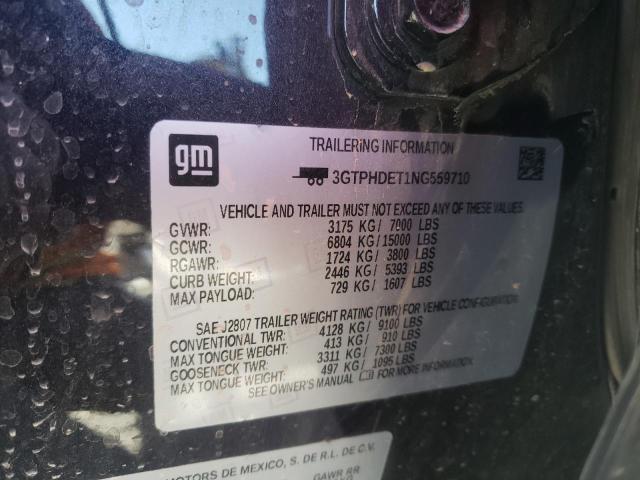 3GTPHDET1NG559710 GMC Sierra C1500 Slt