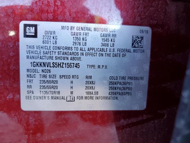 1GKKNVLS5HZ156745 GMC Acadia All Terrain