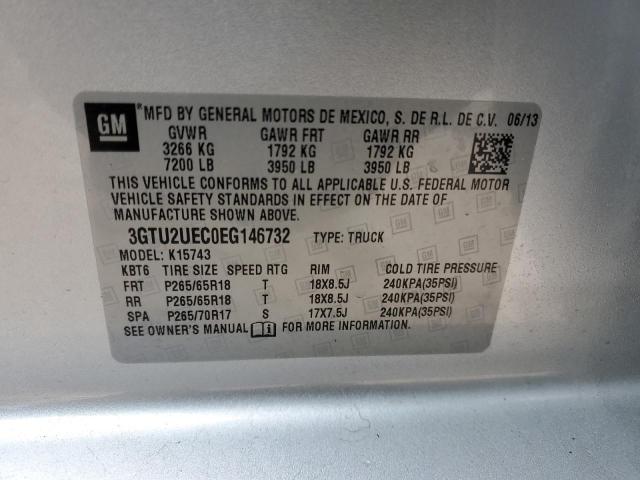 3GTU2UEC0EG146732 GMC Sierra K1500 Sle