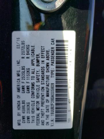 19UUB2F39GA005809 Acura TLX