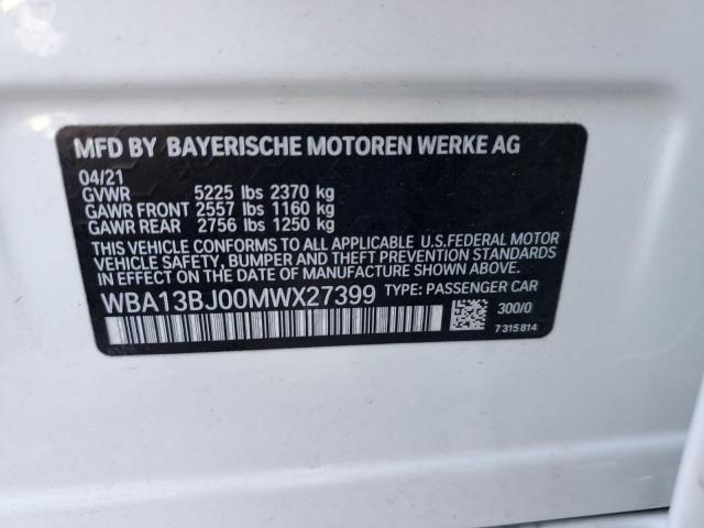 WBA13BJ00MWX27399 BMW 530 XI