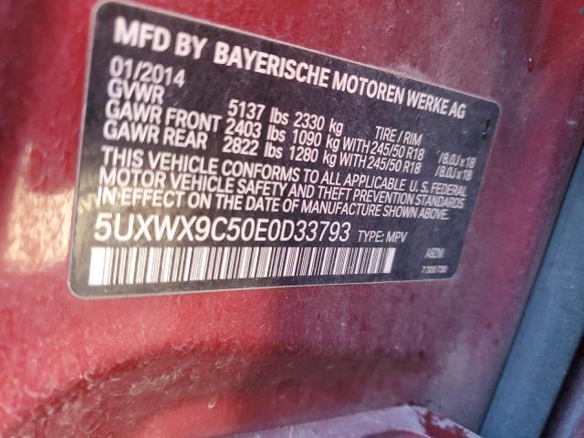5UXWX9C50E0D33793 BMW X3 Xdrive28i