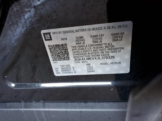 3GKALMEVXJL379329 GMC Terrain Sle
