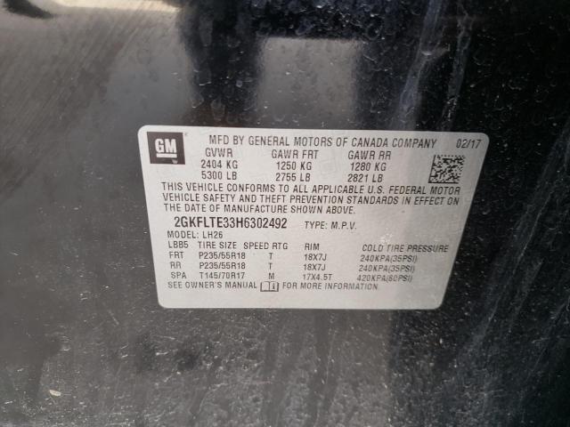 2GKFLTE33H6302492 GMC Terrain Sle