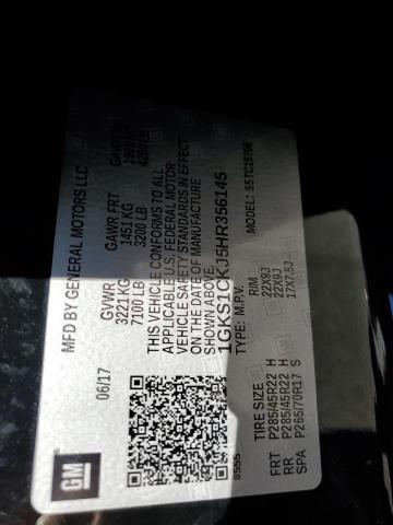1GKS1CKJ5HR356145 GMC YUKON DENALI