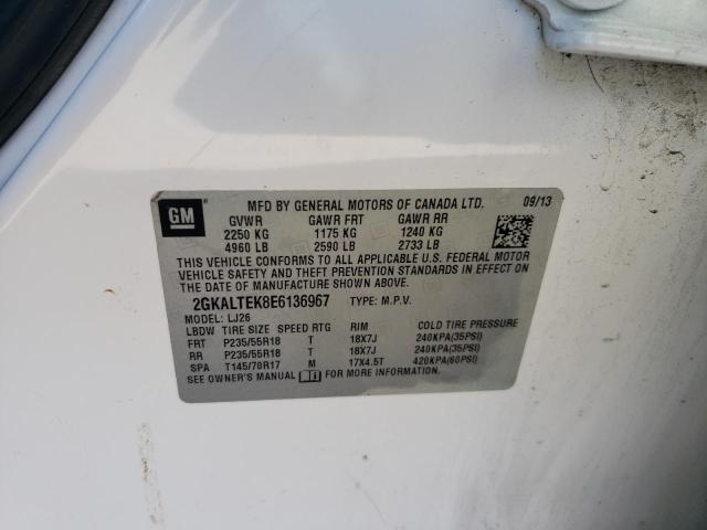 2GKALTEK8E6136967 GMC Terrain Slt