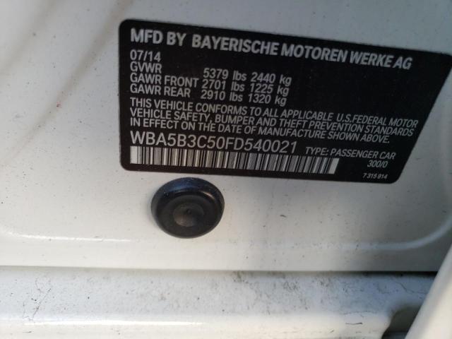 WBA5B3C50FD540021 BMW 535 XI