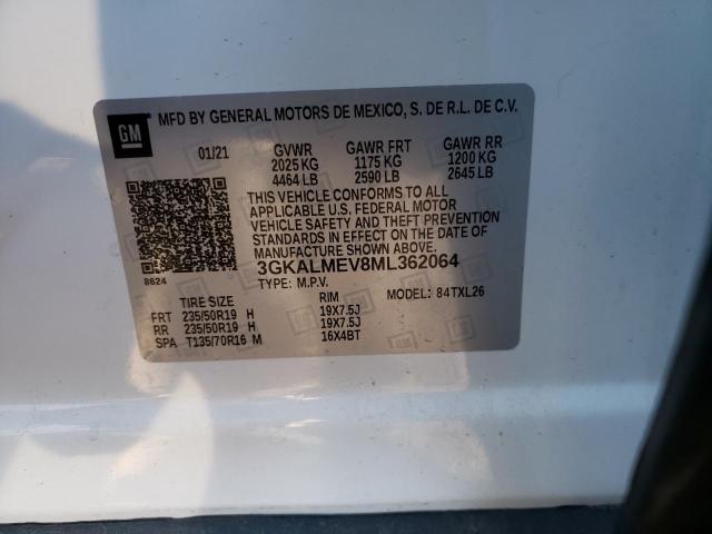 3GKALMEV8ML362064 GMC Terrain Sle