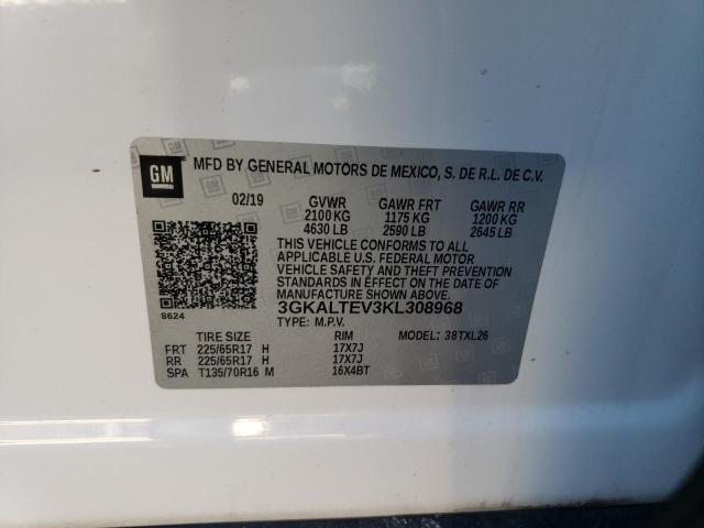 3GKALTEV3KL308968 GMC Terrain Sle
