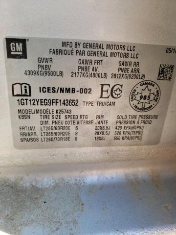 1GT12YEG9FF143652 GMC Sierra K2500 Sle