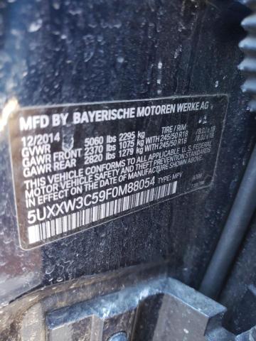 5UXXW3C59F0M88054 BMW X4 Xdrive28i