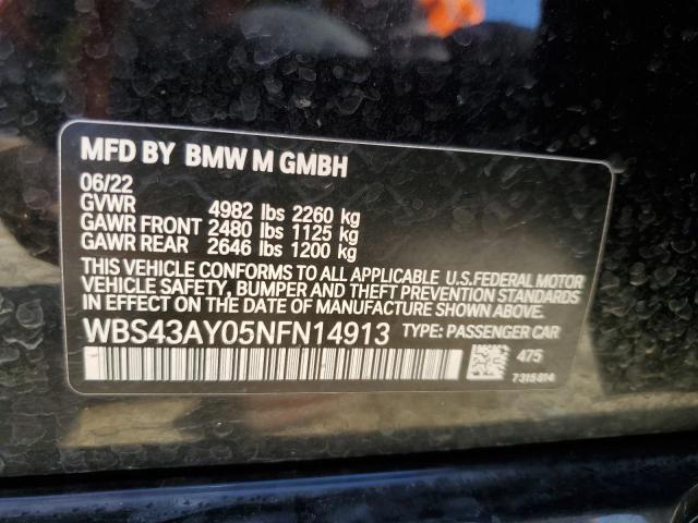 WBS43AY05NFN14913 BMW M3 Competition