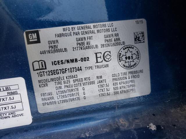 1GT12SEG7GF107344 GMC Sierra K2500 Sle