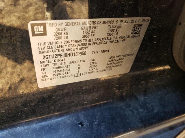 3GTU2PEJ8HG181958 GMC Sierra K1500 Denali