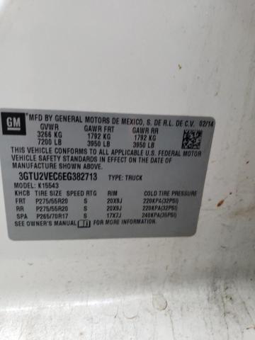 3GTU2VEC6EG382713 GMC Sierra K1500 Slt