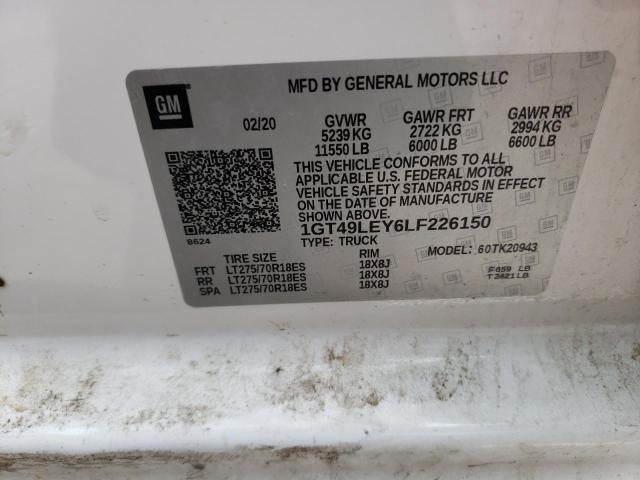 1GT49LEY6LF226150 GMC Sierra K2500 Heavy Duty