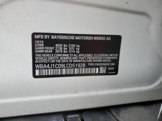 WBA4J1C09LCD51928 BMW 430i Gran Coupe