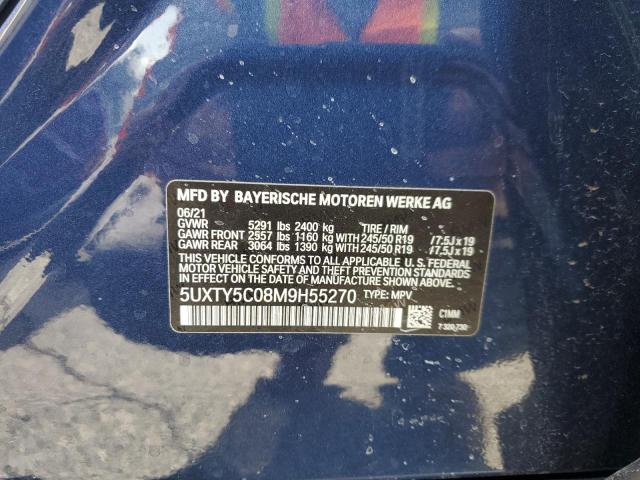 5UXTY5C08M9H55270 BMW X3 Xdrive30i