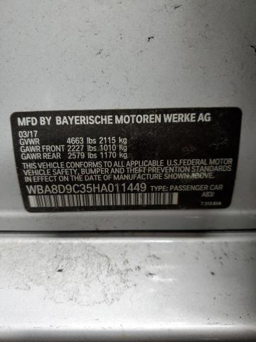 WBA8D9C35HA011449 BMW 330 XI