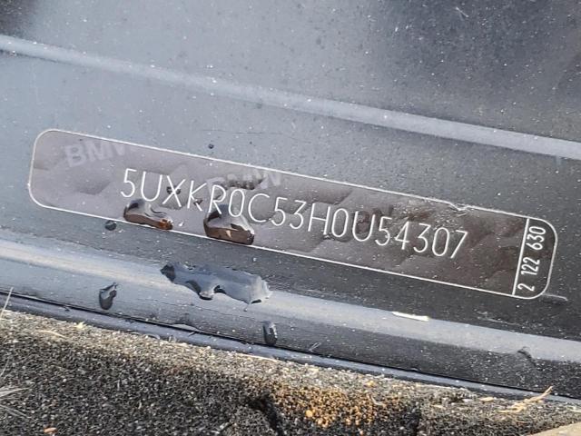 5UXKR0C53H0U54307 BMW X5 Xdrive35i