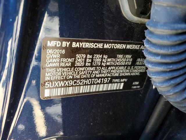 5UXWX9C52H0T04197 BMW X3 Xdrive28i