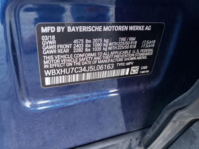 WBXHU7C34J5L06163 BMW X1 Sdrive28i