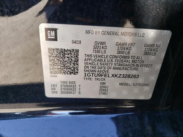 1GTU9FELXKZ328263 GMC Sierra K1500 Denali