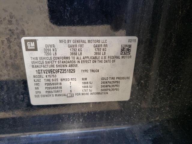 1GTV2VEC9FZ251829 GMC Sierra K1500 Slt