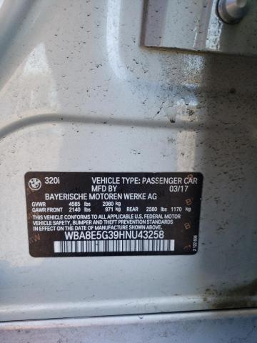 WBA8E5G39HNU43258 BMW 320 XI