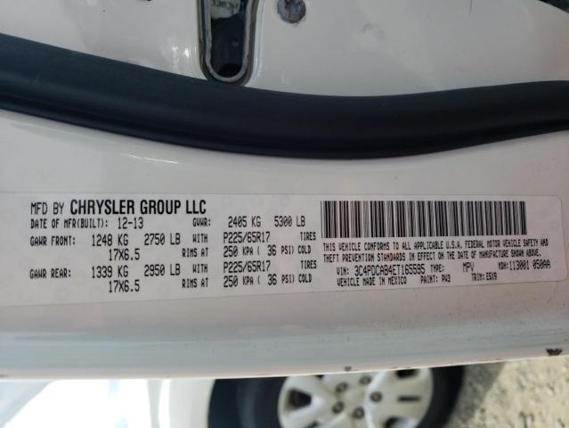 3C4PDCAB4ET165595 Dodge JOURNEY SE