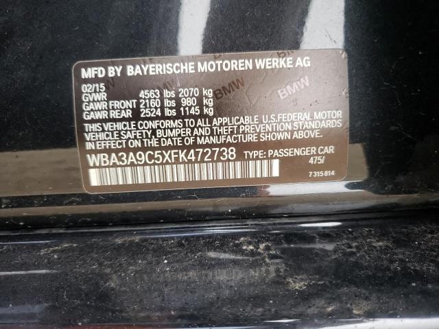 WBA3A9C5XFK472738 BMW 335 I