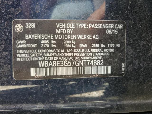 WBA8E3G57GNT74882 BMW 328 Xi Sulev