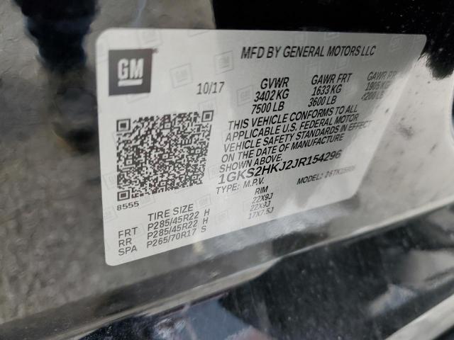 1GKS2HKJ2JR154296 GMC YUKON XL DENALI