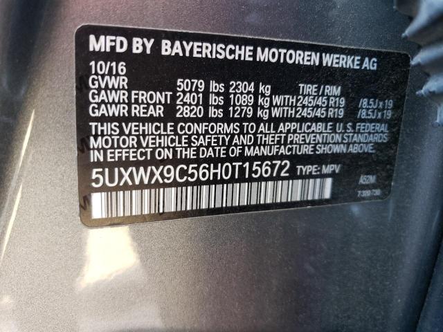 5UXWX9C56H0T15672 BMW X3 Xdrive28i
