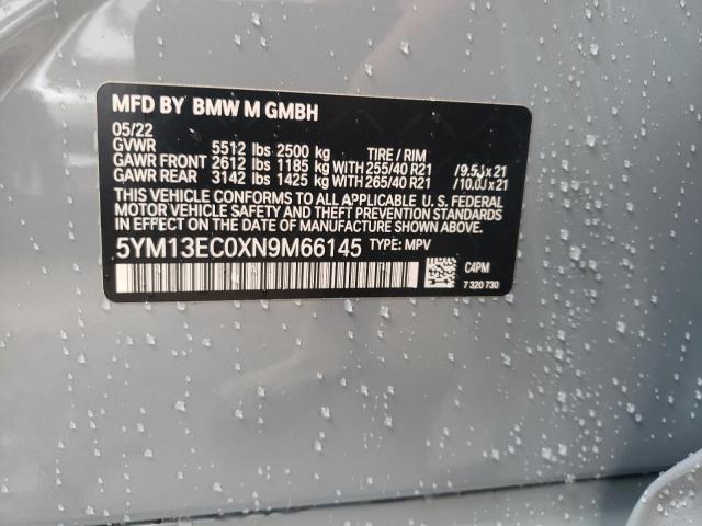 5YM13EC0XN9M66145 BMW X3 M