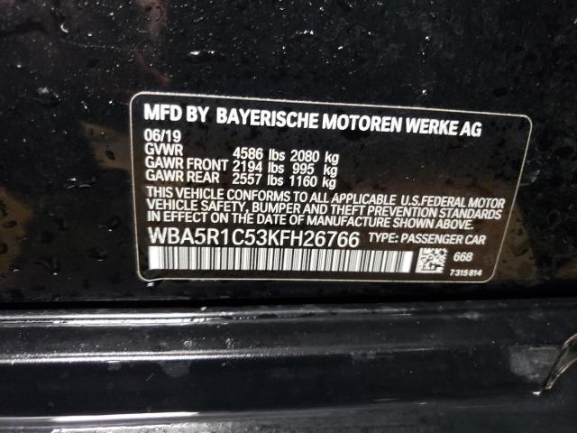 WBA5R1C53KFH26766 BMW 330I