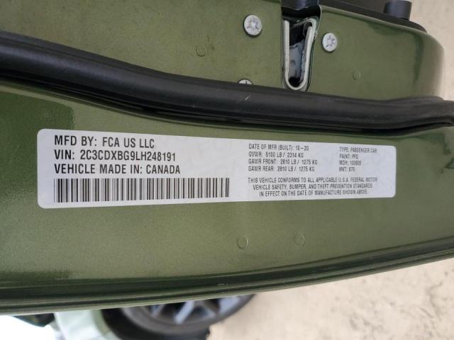 2C3CDXBG9LH248191 Dodge Charger Sxt