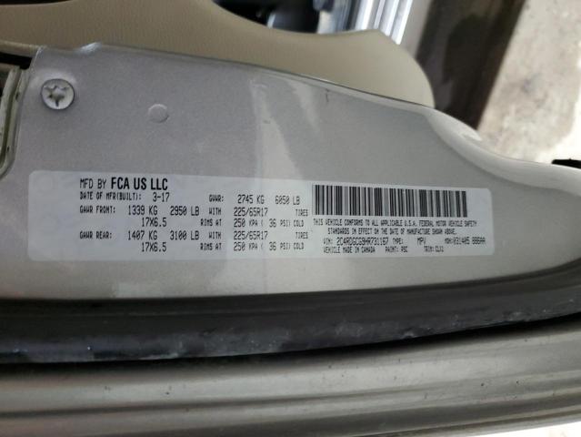 2C4RDGCG9HR731167 Dodge Grand Caravan Sxt