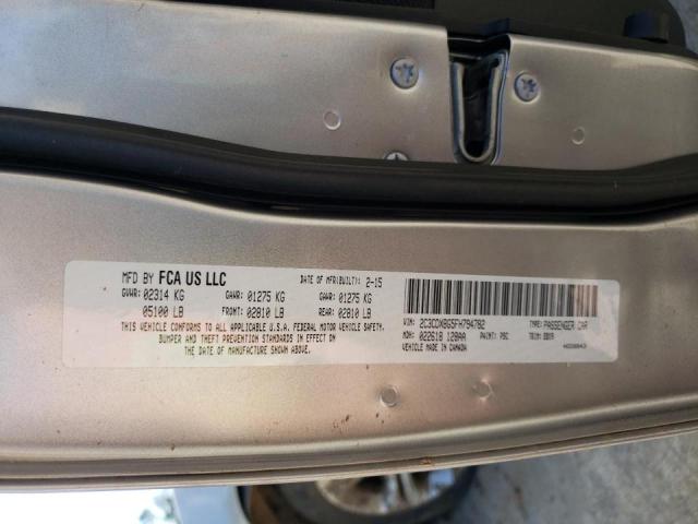2C3CDXBG5FH794782 Dodge Charger Se